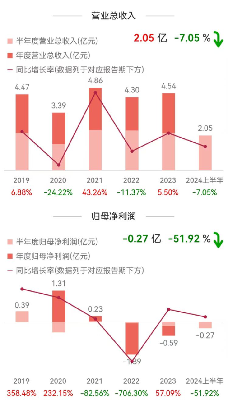 財報透視｜虧損繼續(xù)擴大！美爾雅上半年凈利腰斬，曾連續(xù)兩年財報被“非標”遭監(jiān)管追問  第2張