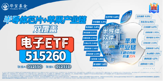 超百億主力資金狂涌！東山精密、領(lǐng)益智造漲停封板，電子ETF（515260）場(chǎng)內(nèi)價(jià)格盤中猛拉4.3%  第4張