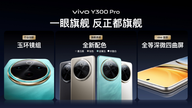 vivo Y300 Pro發(fā)布：搭載6500mAh超薄藍(lán)海電池，起售價(jià)1799元  第6張