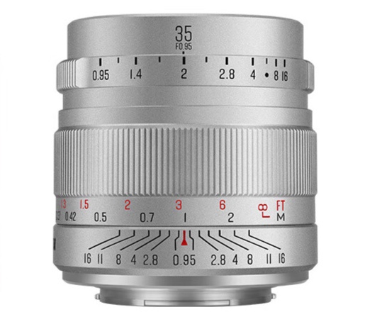 星曜 35mm F0.95 APS-C 相機鏡頭新增銀色版：金屬機身、號稱“全開可用”，1199 元  第2張