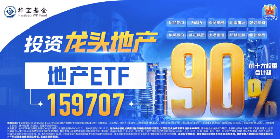 地產(chǎn)ETF（159707）強勢沖高超8%，場內(nèi)巨幅放量，溢價率超3%！萬科A晉升三連板  第2張