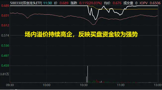 主力資金大舉加碼權(quán)重板塊，雙創(chuàng)龍頭ETF（588330）封死漲停板，標(biāo)的指數(shù)近9成成份股漲超10%！  第2張