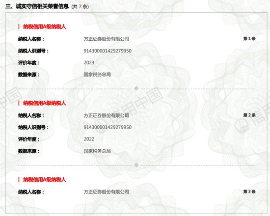 方正證券，“欠稅”被“通報”  第7張