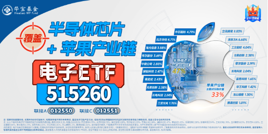 “績好惹人愛”，超280億主力資金狂涌！電子ETF（515260）放量大漲2.2%，中國長城等3股漲停！  第5張