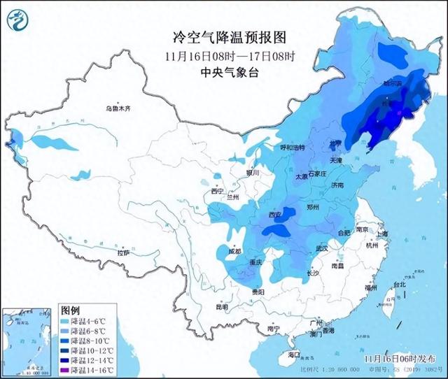 冷冷冷！大風(fēng)＋降溫都來了！全國(guó)冰凍線進(jìn)程圖出爐，這些地方雨雪天氣持續(xù)在線